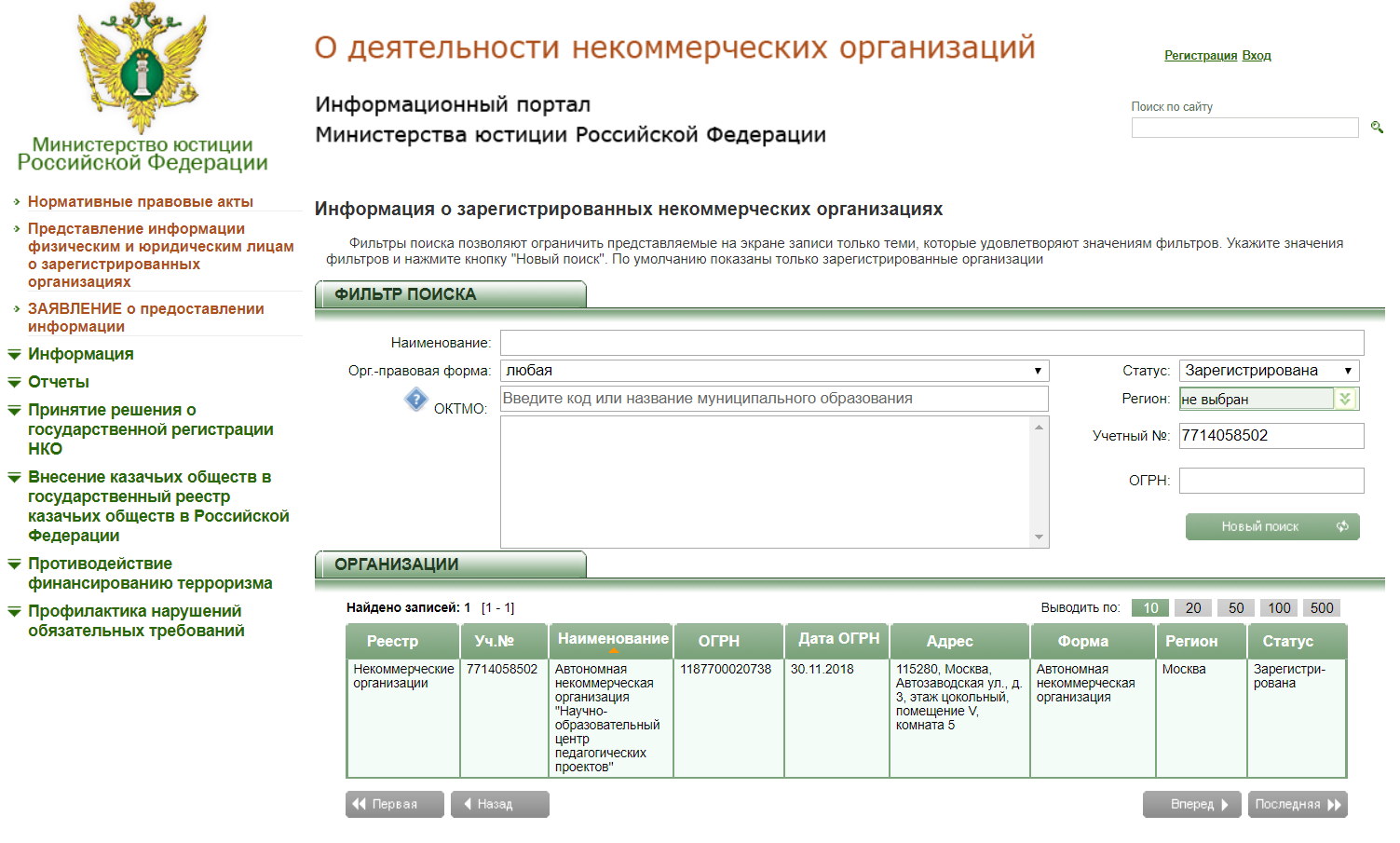 Ано научно образовательный центр педагогических проектов г москва